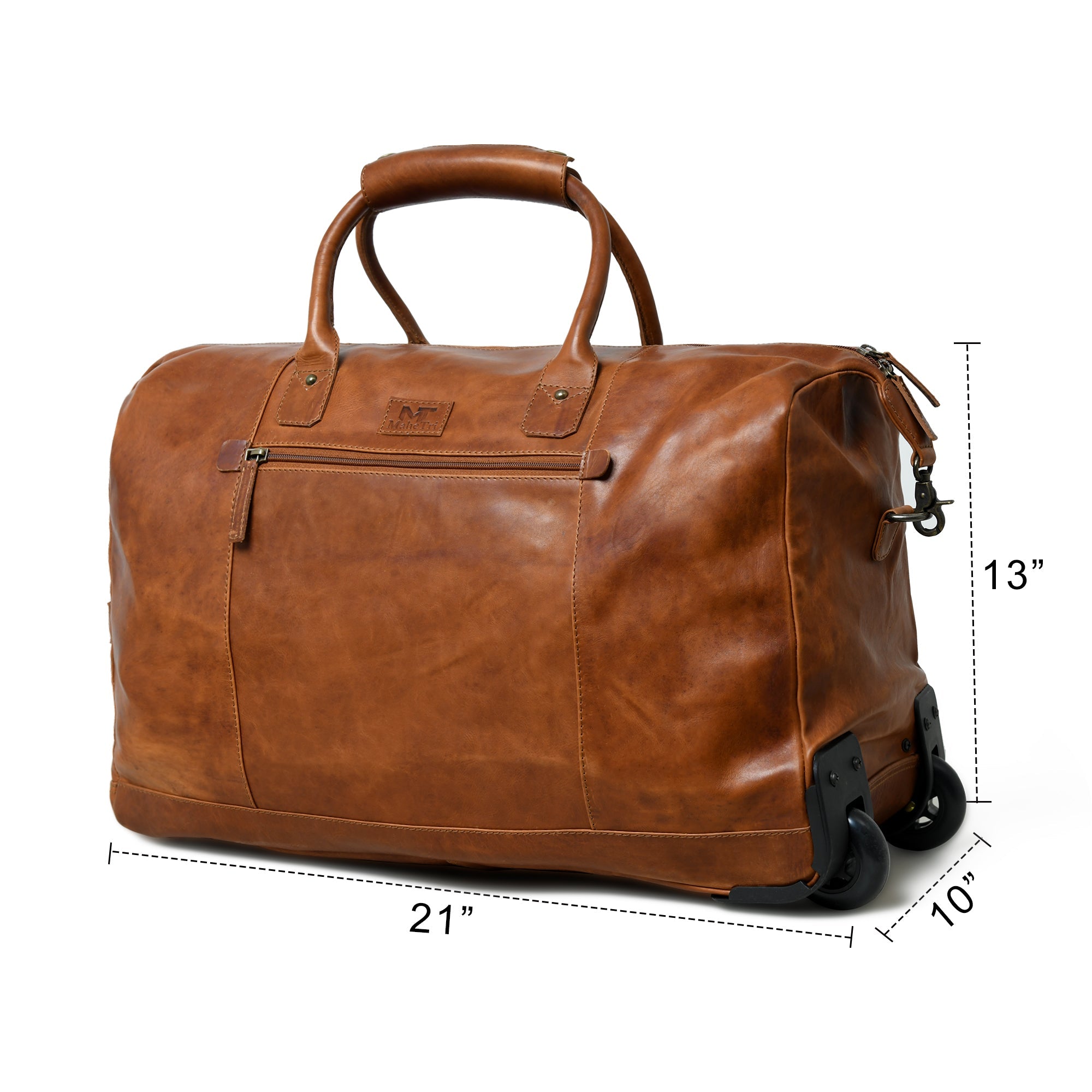 Harbor Leather Trolly Carry-On thumbnail 11