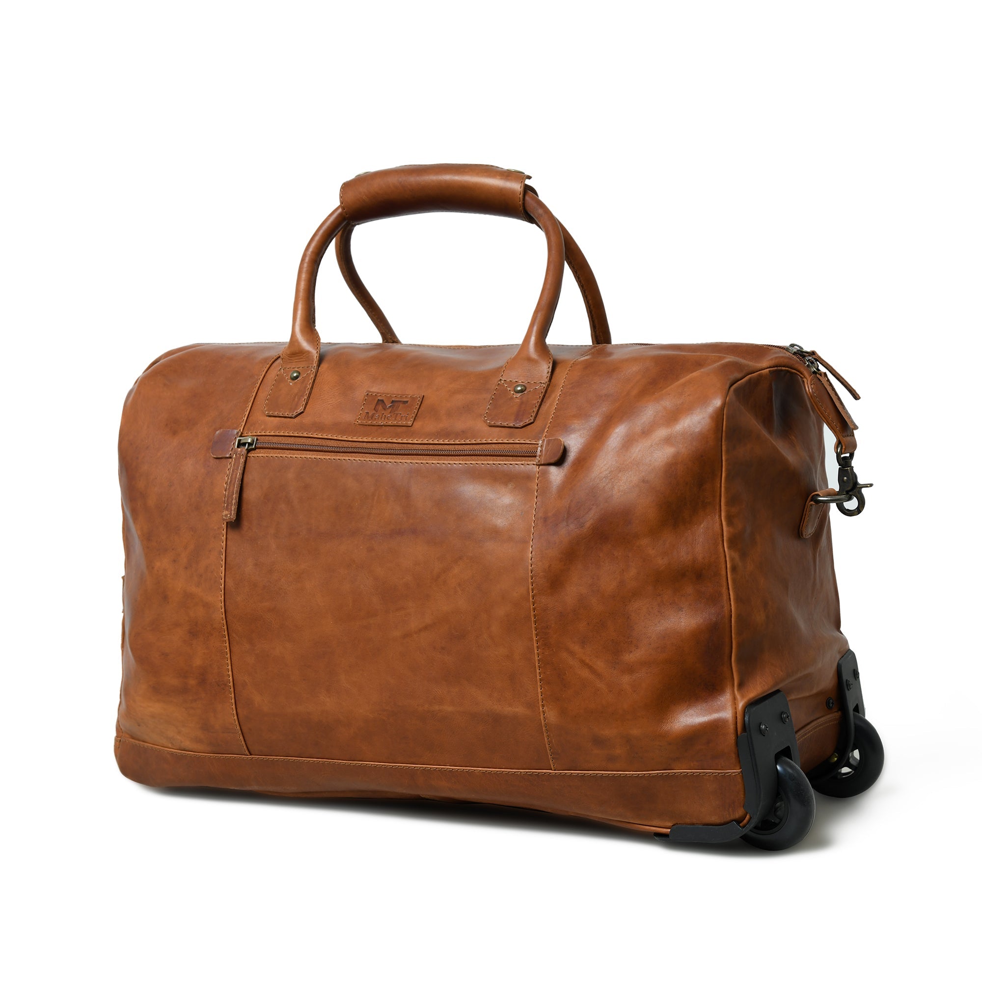 Harbor Leather Trolly Carry-On thumbnail 4