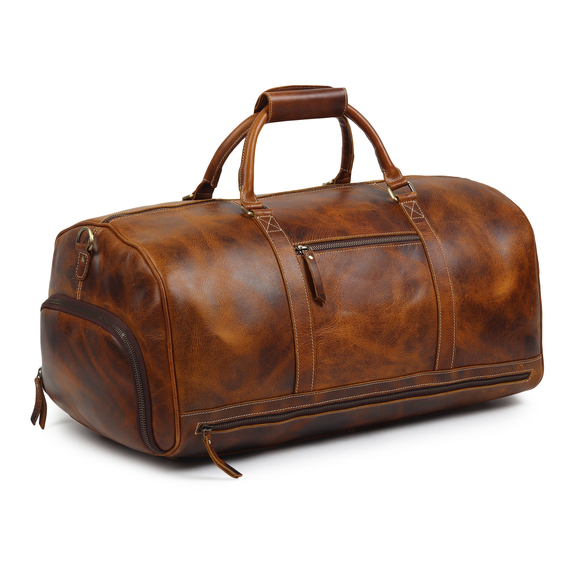 Heritage Buffalo Leather Duffel Bag thumbnail 2