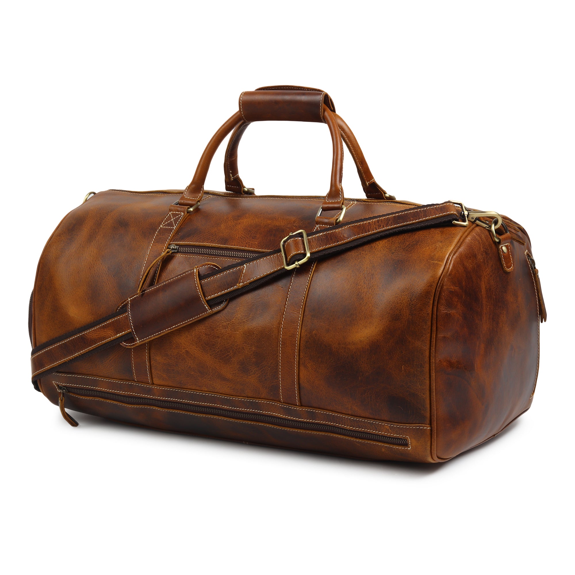 Heritage Buffalo Leather Duffel Bag thumbnail 8