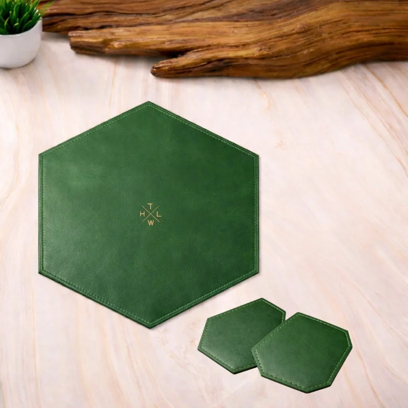 HEXARIO Placemat & Coaster Set