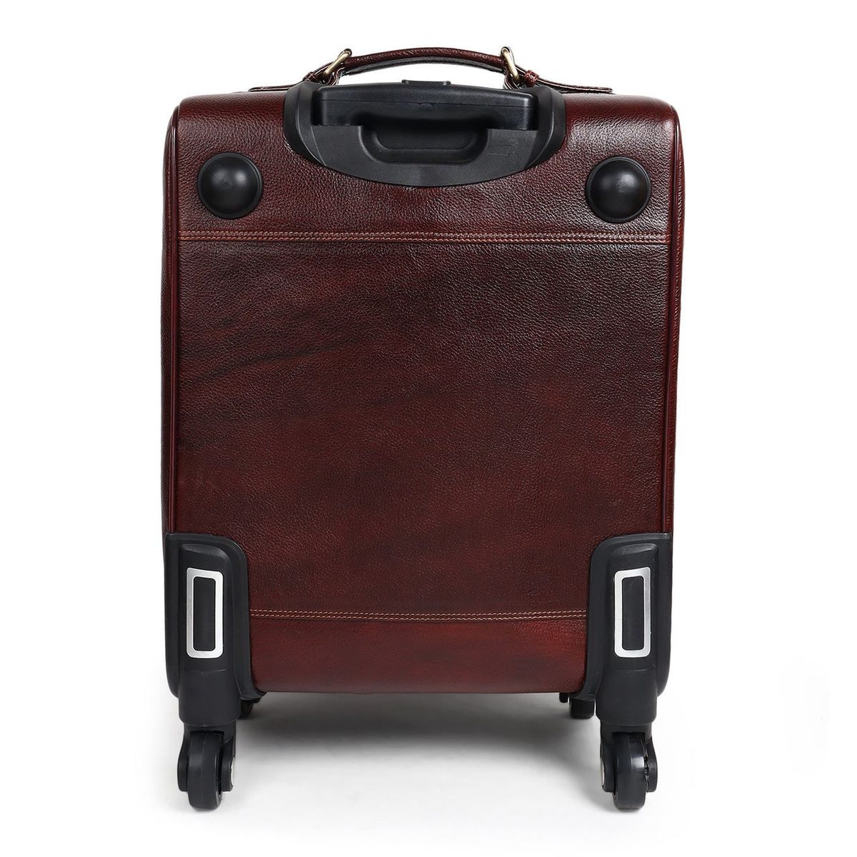 Horizon Leather Trolley Suitcase, Brown thumbnail 7