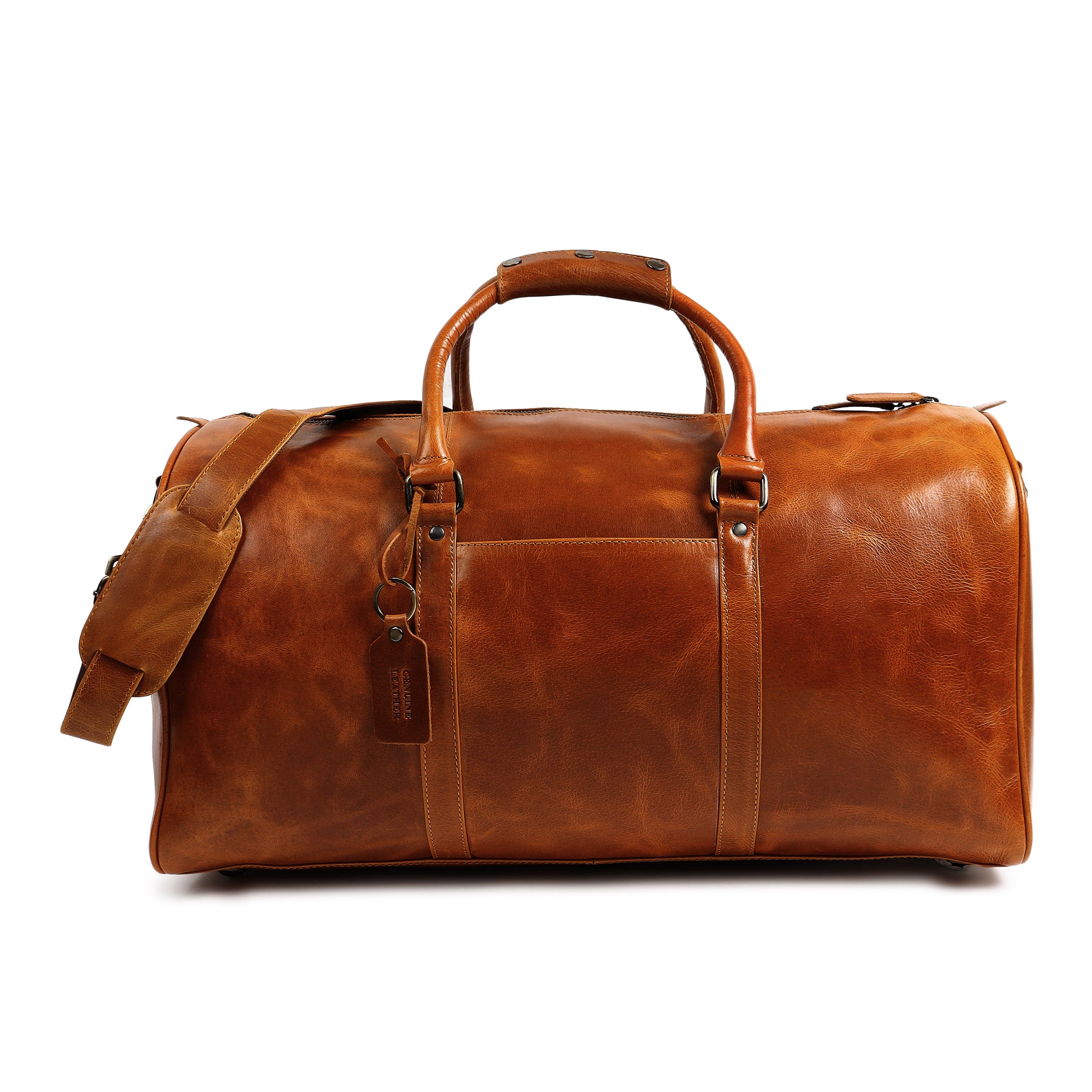 Hudson Leather Duffle Bag