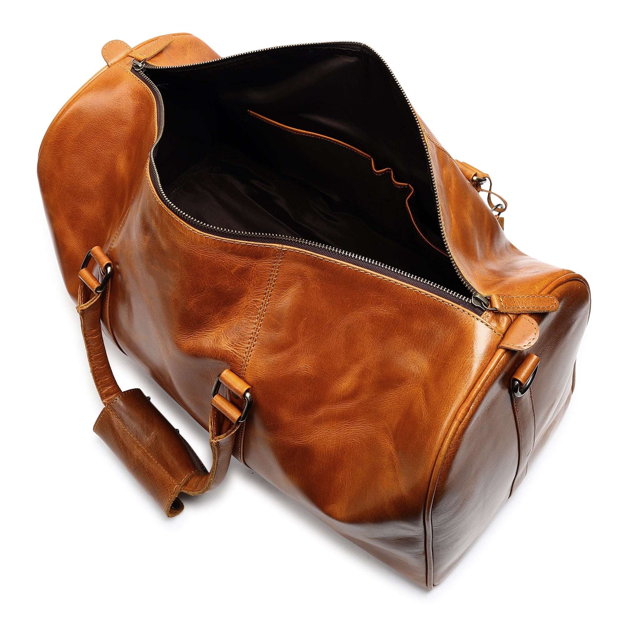 Hudson Leather Duffle Bag thumbnail 5