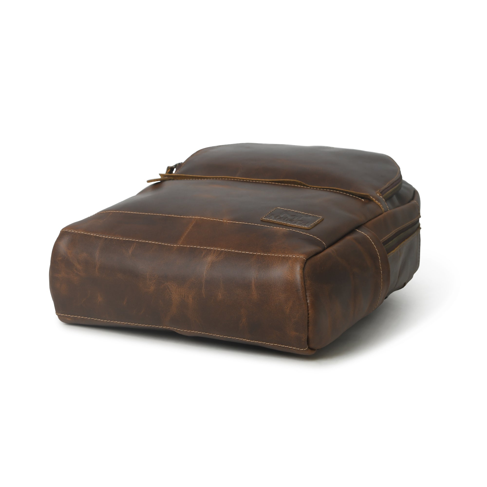 Indifash Cambridge Unisex Buffalo Leather Backpack thumbnail 7