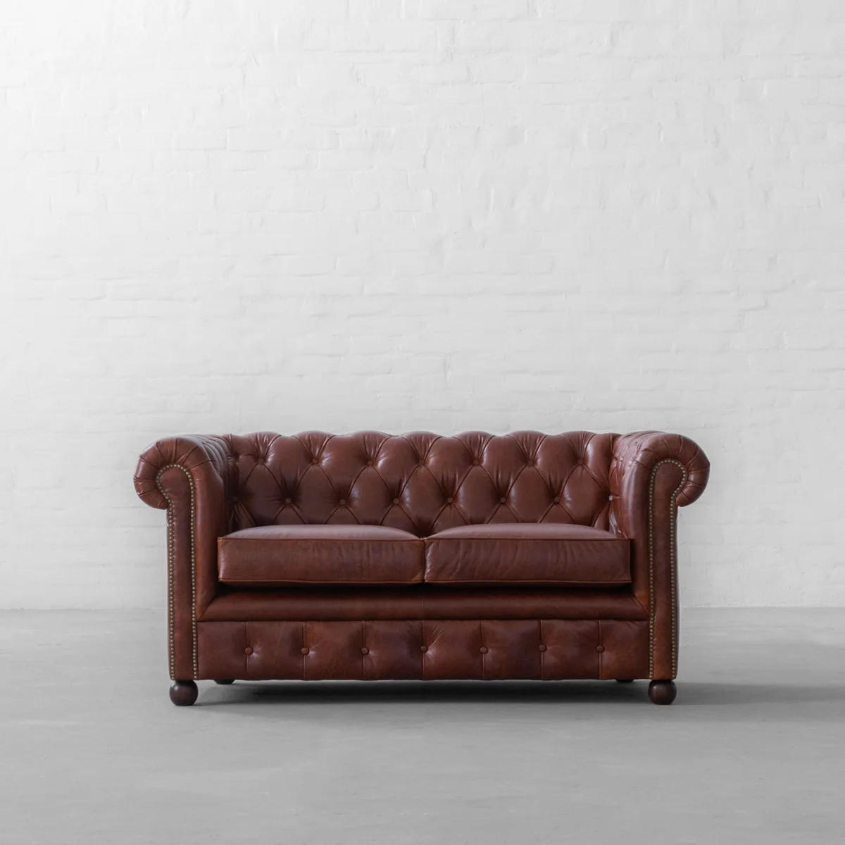 IndiFash Chester Leather Sofa