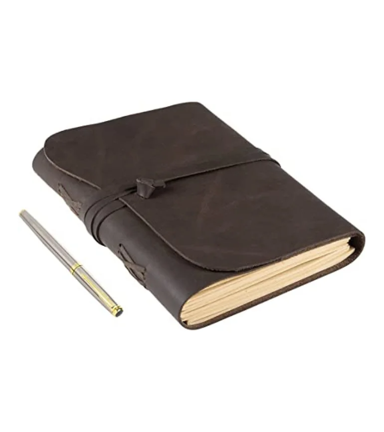 IndiFash Leather Journal Notebook Leather Bound Journal for Men
