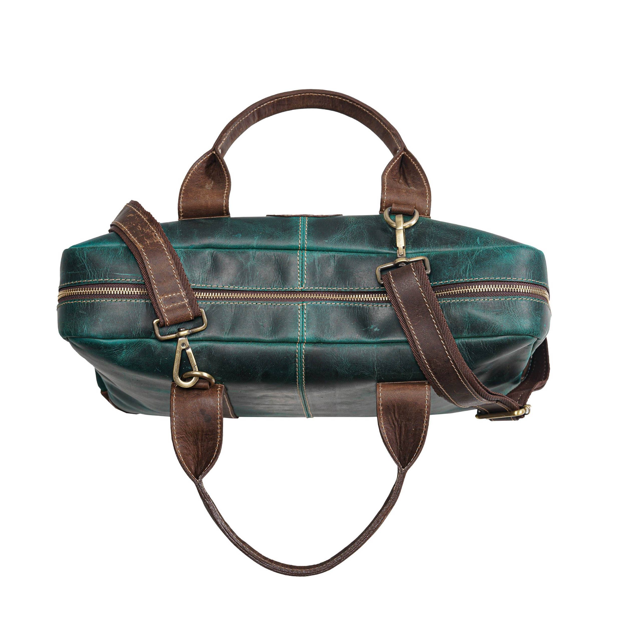 Indifash Jefferson Briefcase - Green thumbnail 12