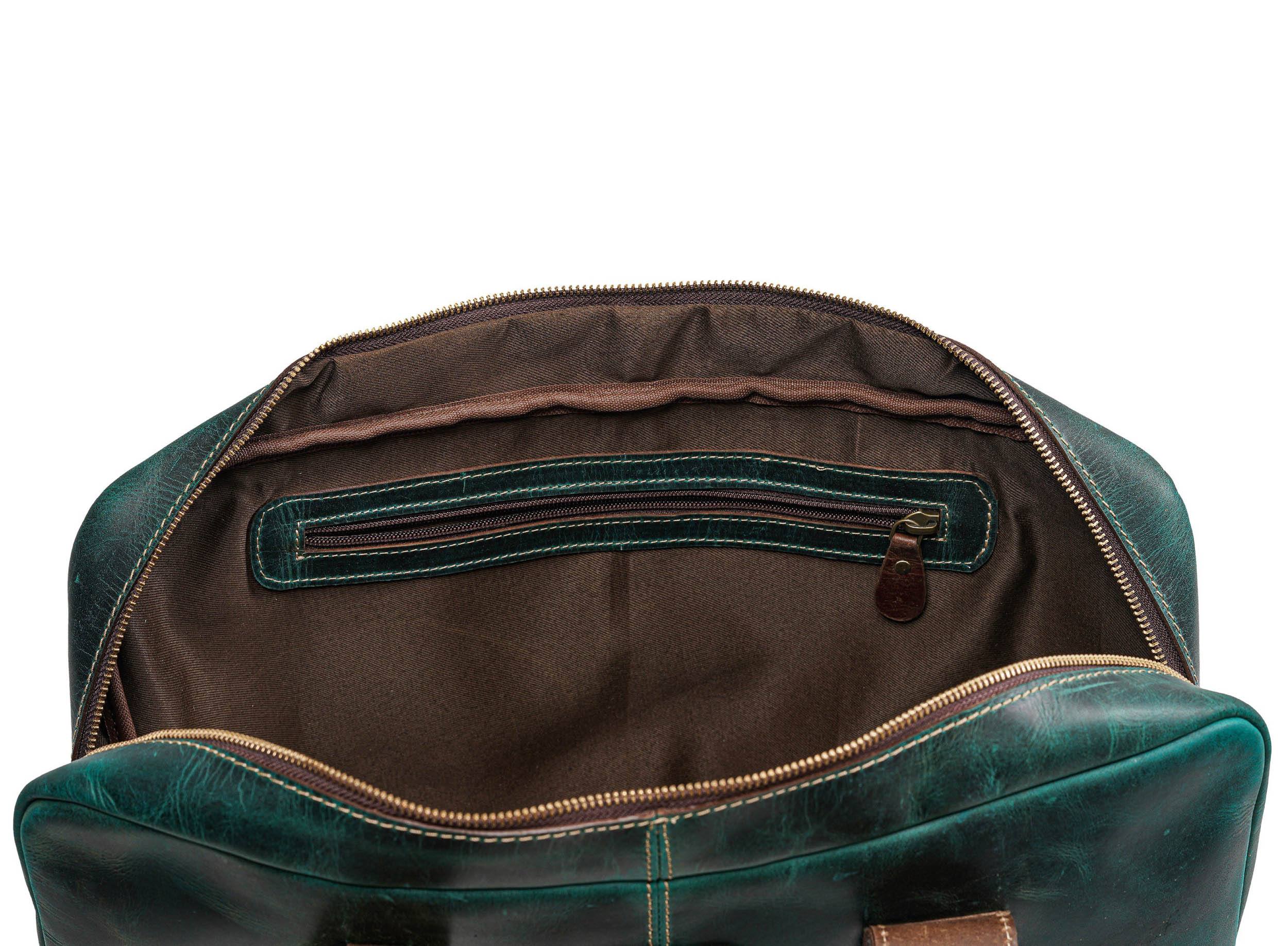 Indifash Jefferson Briefcase - Green thumbnail 7