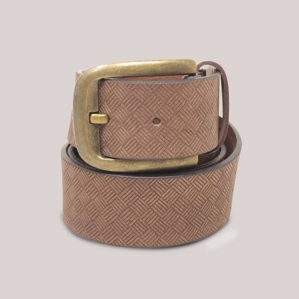 Kishan Genuine Leather Cowboy Belt for Men