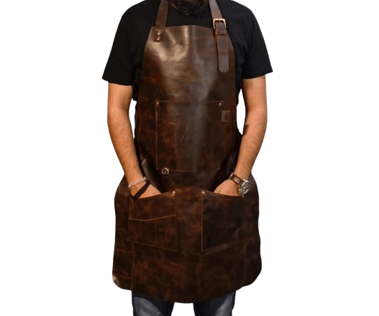 IndiFash Leather apron for men Personalized apron blacksmith apron black leather woodworking apron with pockets strap apron Valentines gift for him