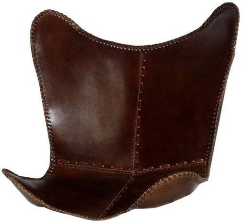 Butterfly chair brown cover Goat leather thumbnail 5