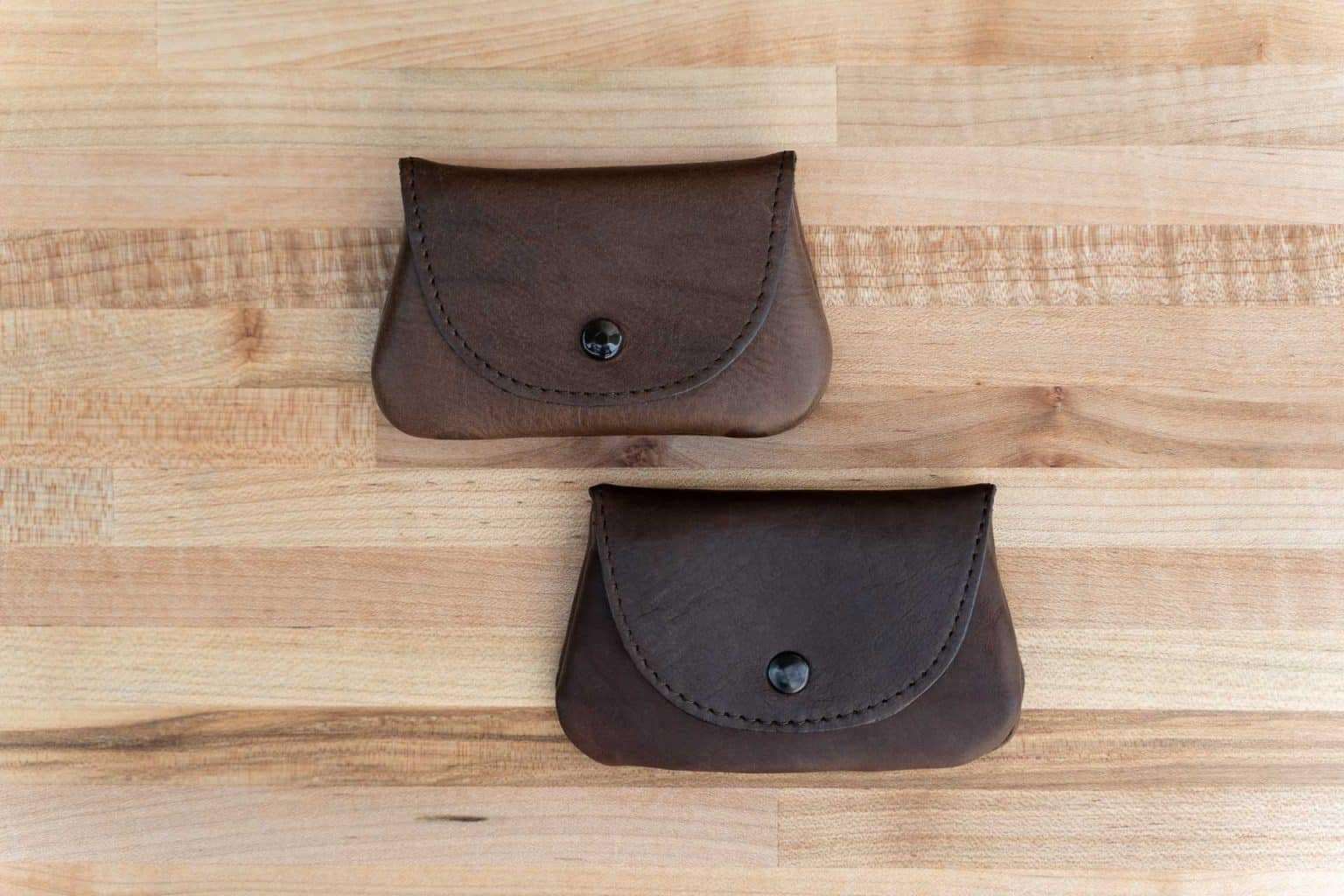 Leather Button Coin Purse thumbnail 2