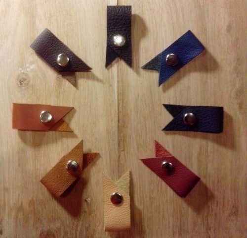 Leather cable holder set of Earphone Cable