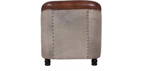 Leather Canvas Polo Sofa thumbnail 2
