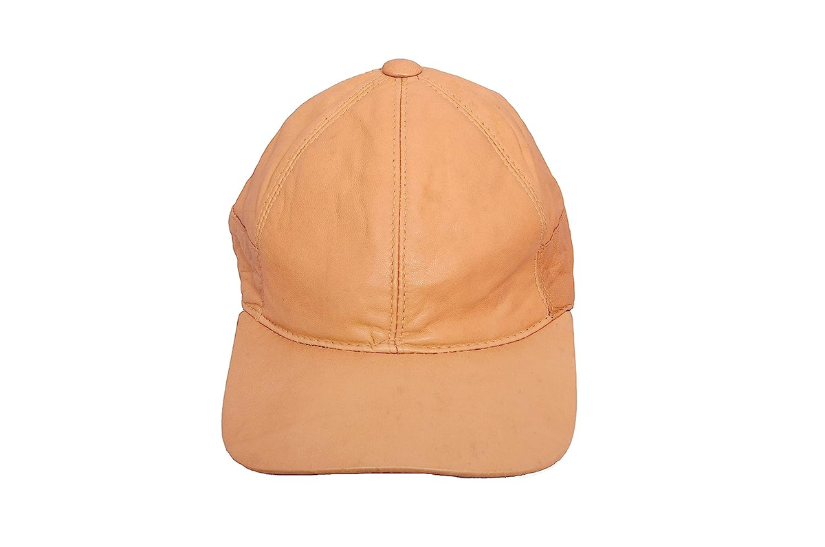 IndiFash Leather Cap Unisex Free Size