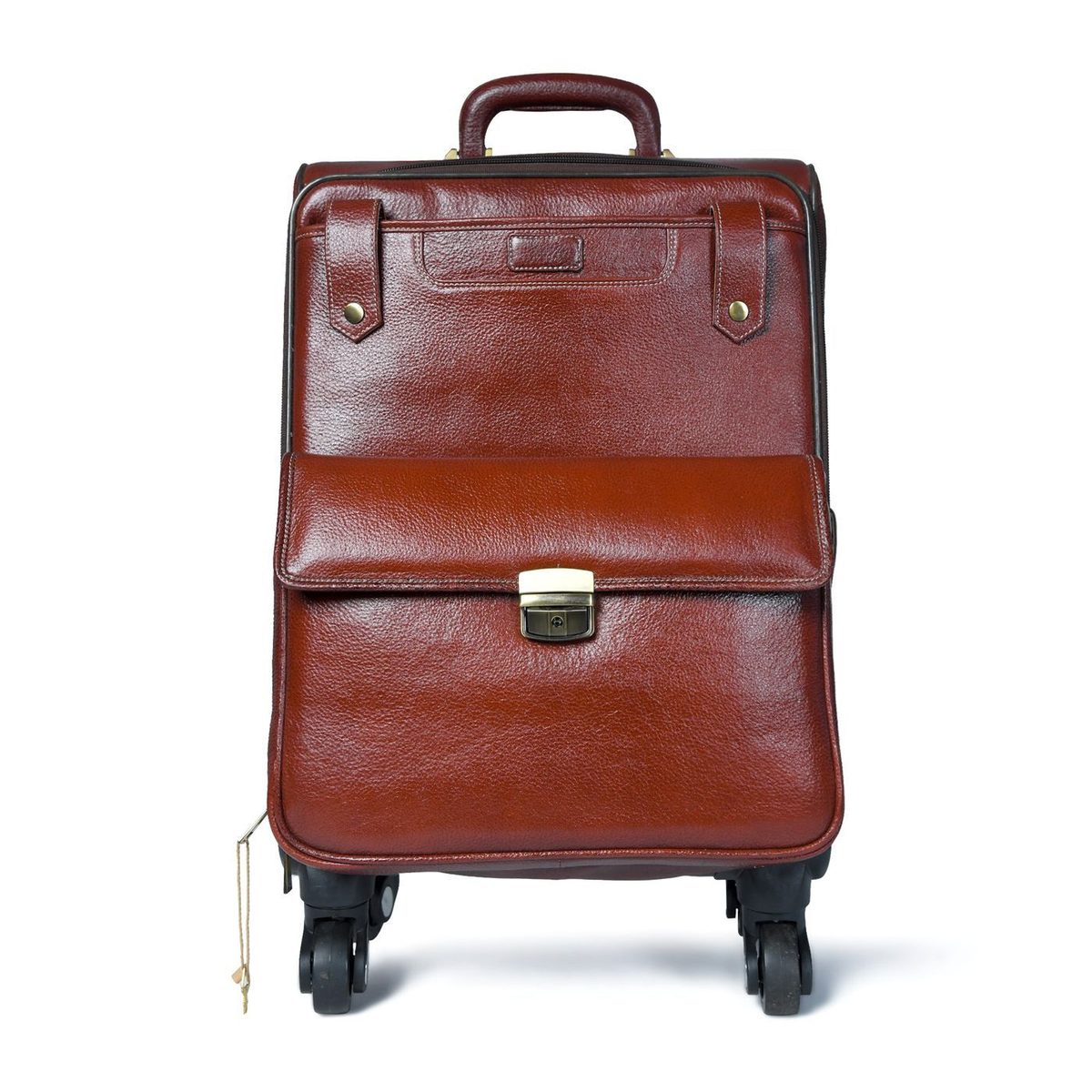 Leather Cabin Trolley Bag Carry-On thumbnail 4