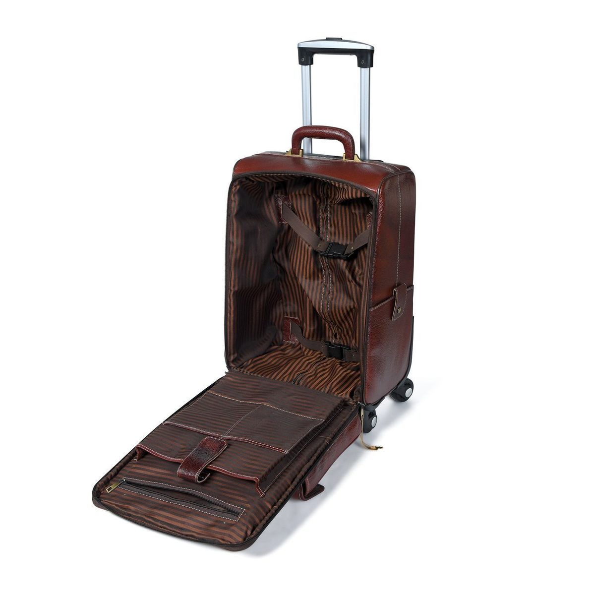 Leather Cabin Trolley Bag Carry-On thumbnail 7