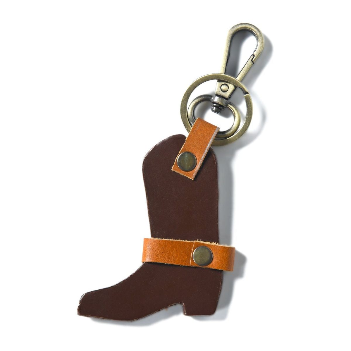 Leather Charms Cum Keychain