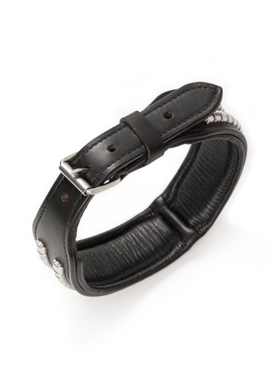Leather Collar With Designer Studs thumbnail 6