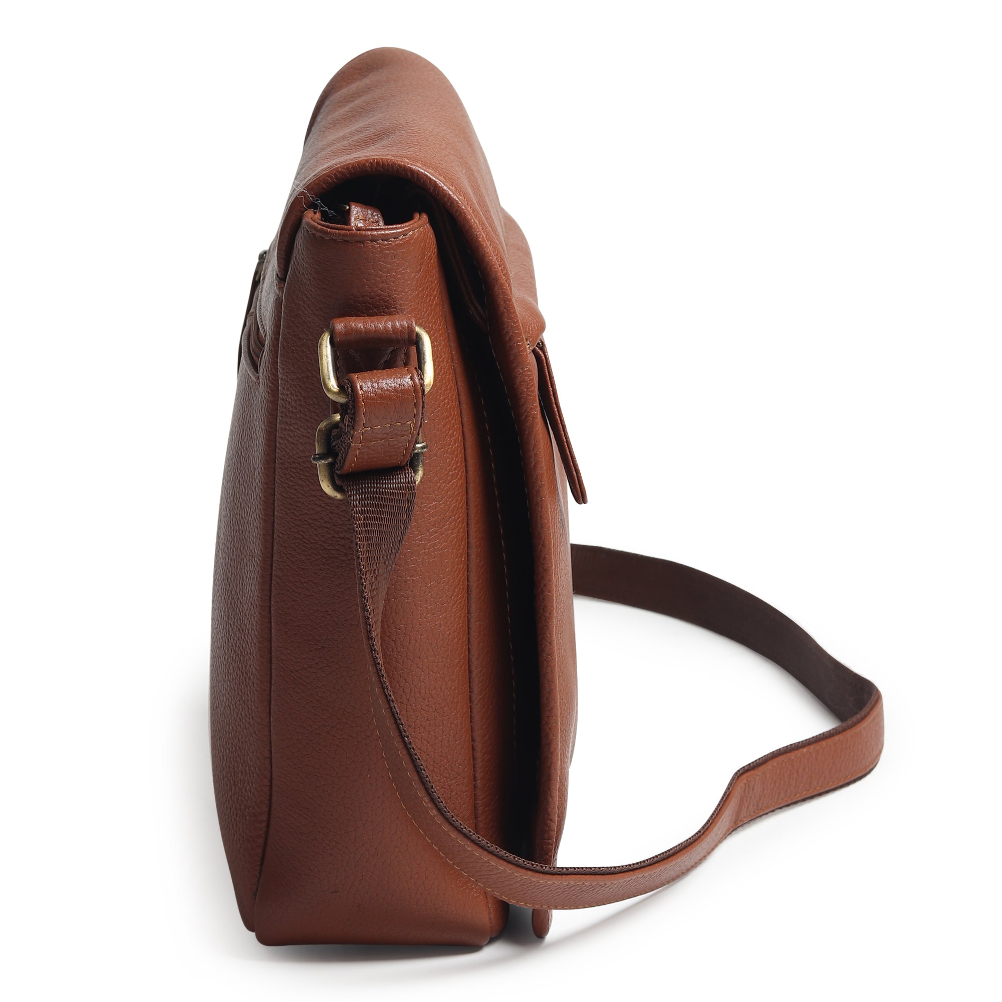 Leather Crossbody Bag For Travel Work thumbnail 7
