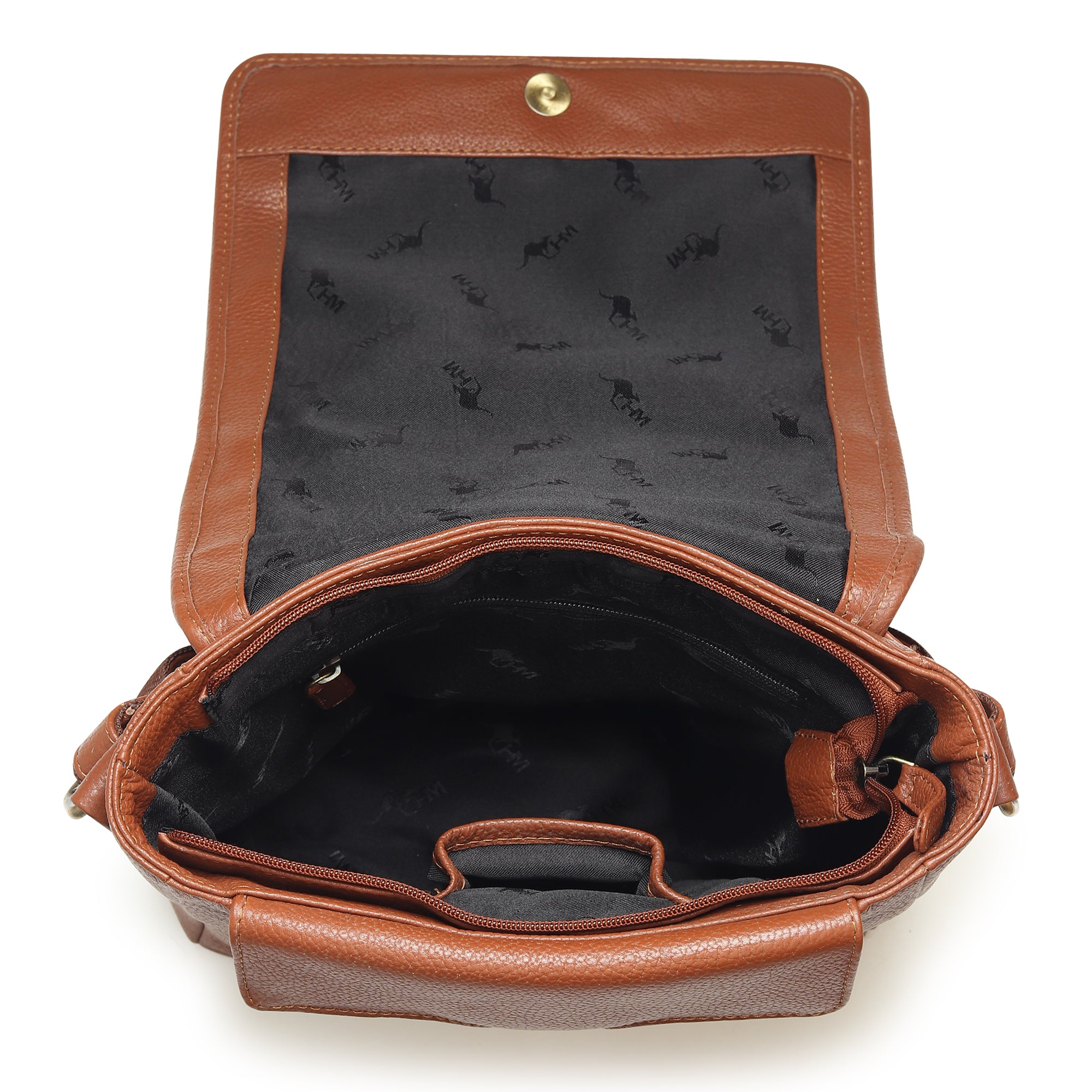 Leather Crossbody Bag For Travel Work thumbnail 8