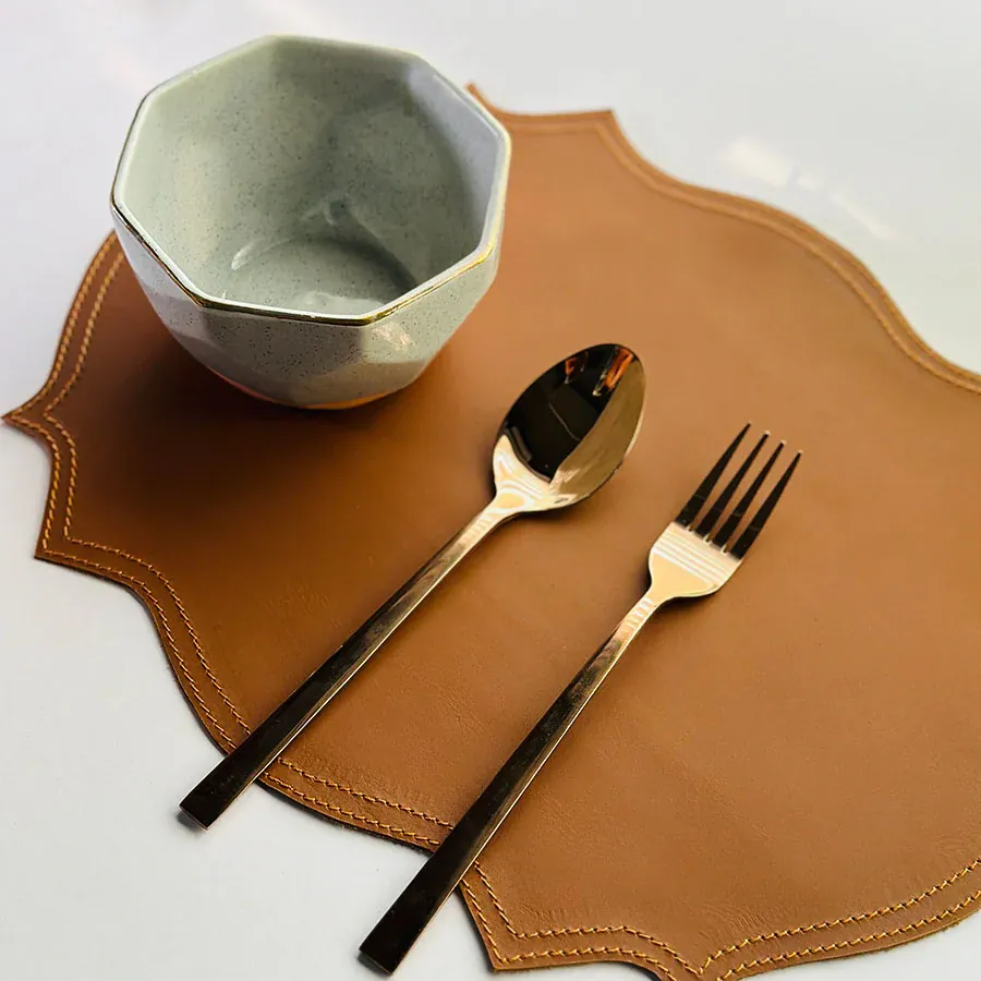 Premium Leather Dining Table Placemats