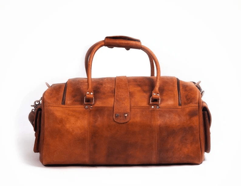 Handcrafted Heritage Leather Duffle Bag thumbnail 7