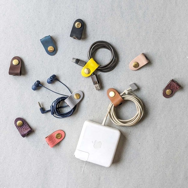 Leather Earphones or Cable organizer