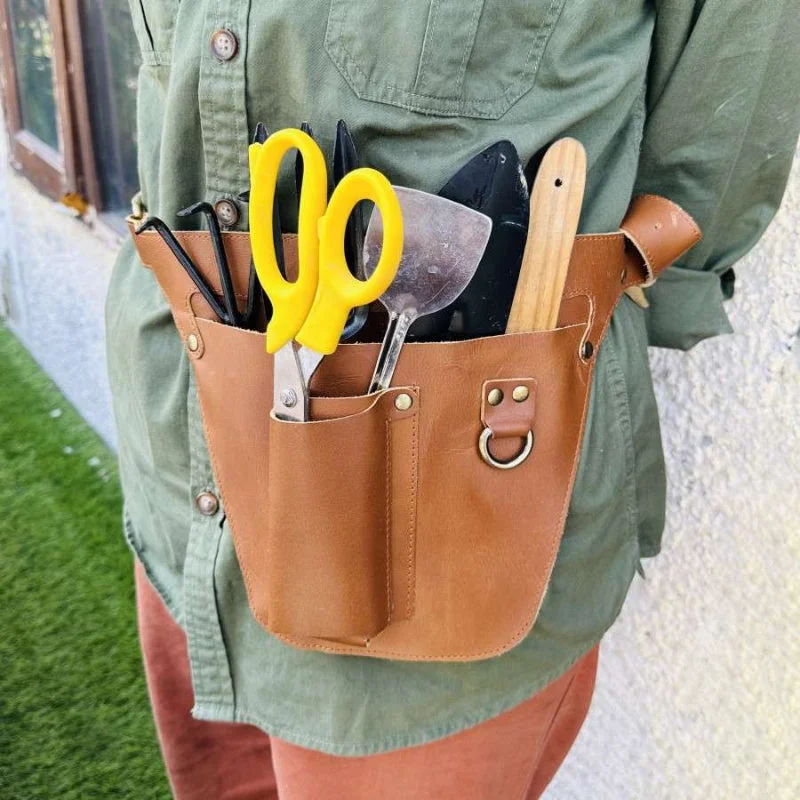 Leather Florist Tool Belt