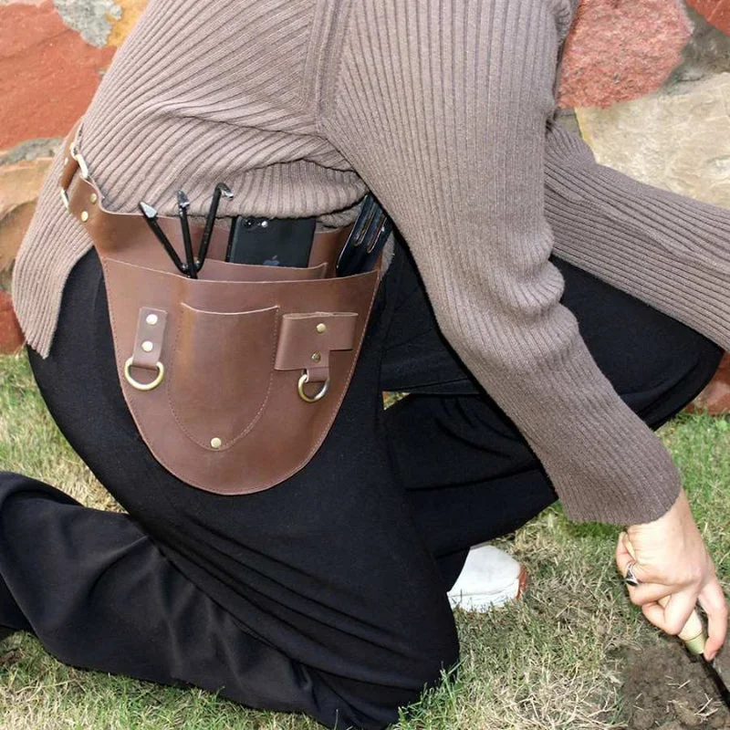 Leather Gardening Tool Belt