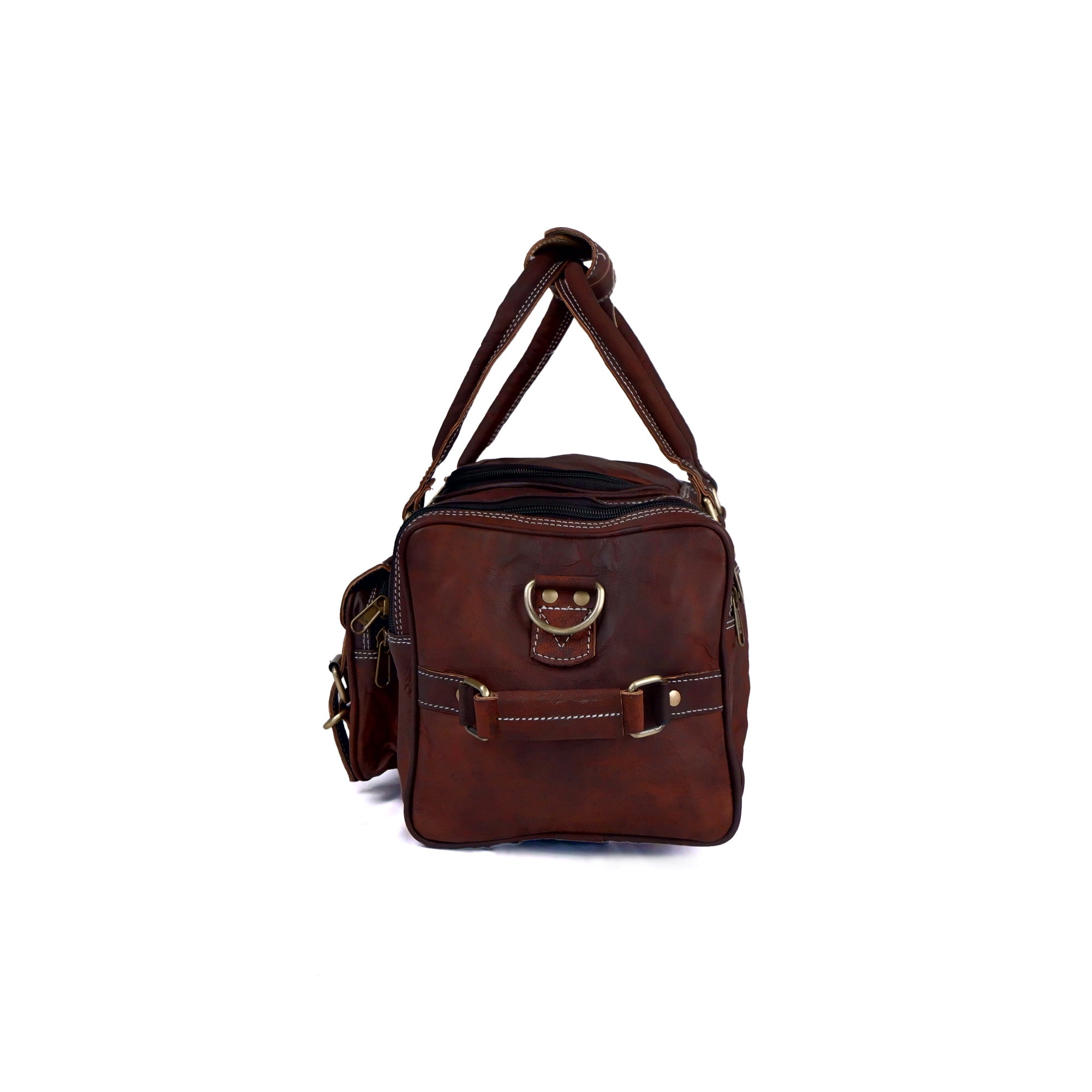 Leather Gym Duffle Bag thumbnail 3