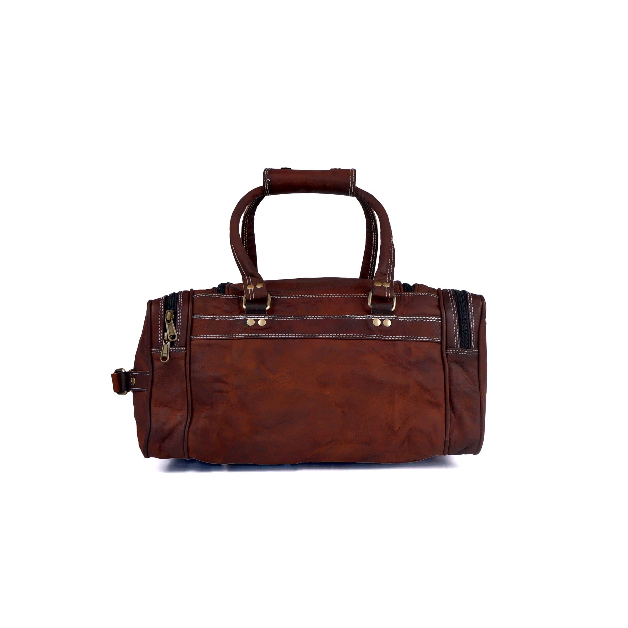 Leather Gym Duffle Bag thumbnail 4