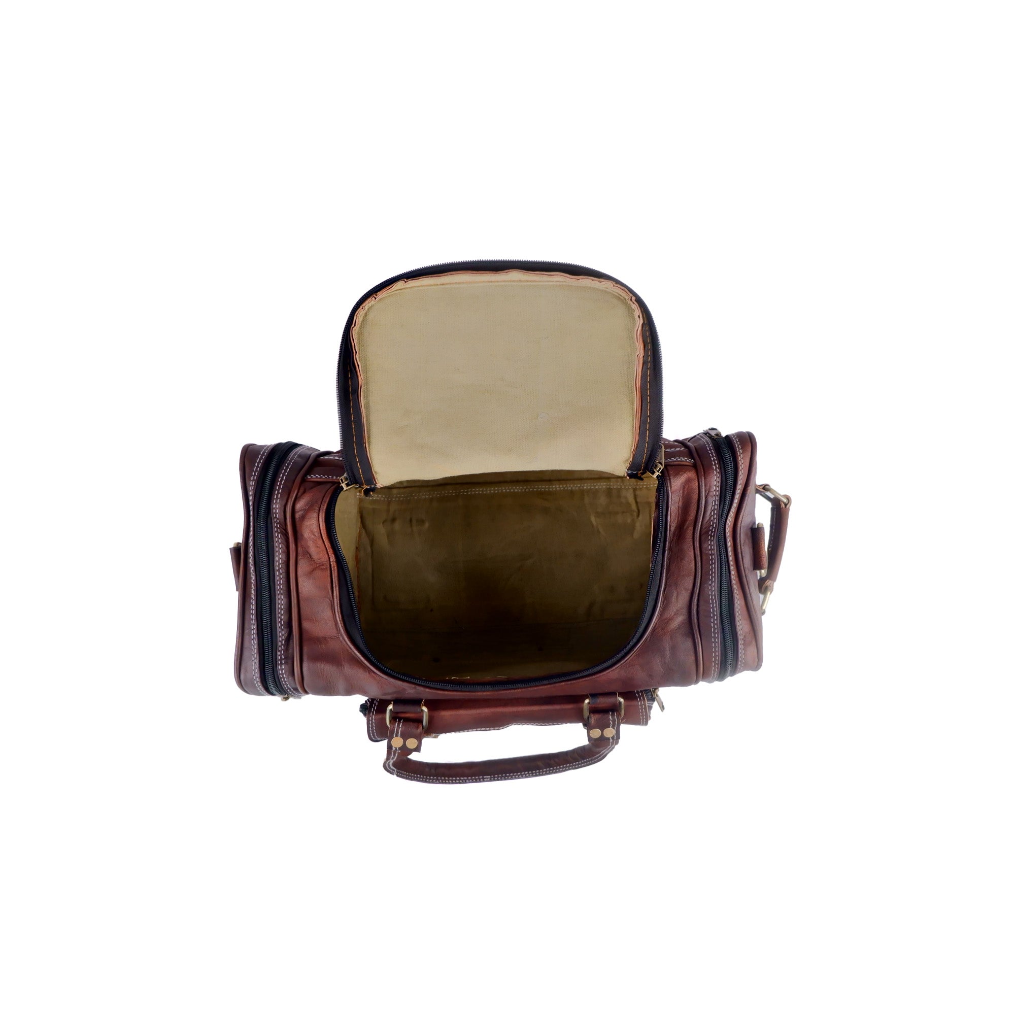 Leather Gym Duffle Bag thumbnail 7