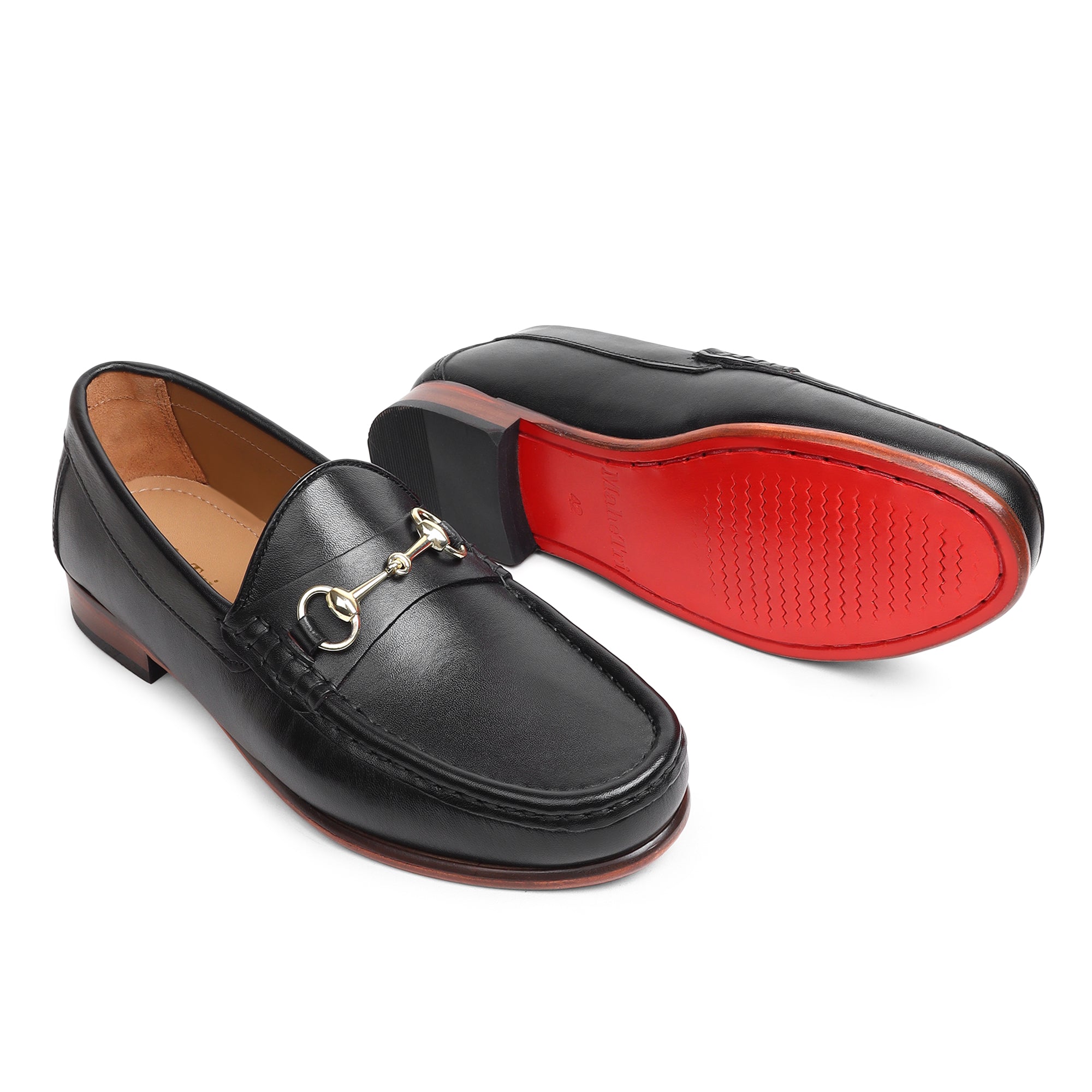 Leather Moccasins With Buckle thumbnail 3