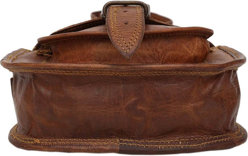 IndiFash - Handcrafted Unique Sling Leather Bag for Women | 100% Genuine Leather thumbnail 2