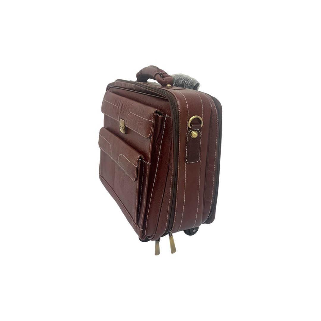 Trolley Laptop Strolley Bag (Brown) thumbnail 3