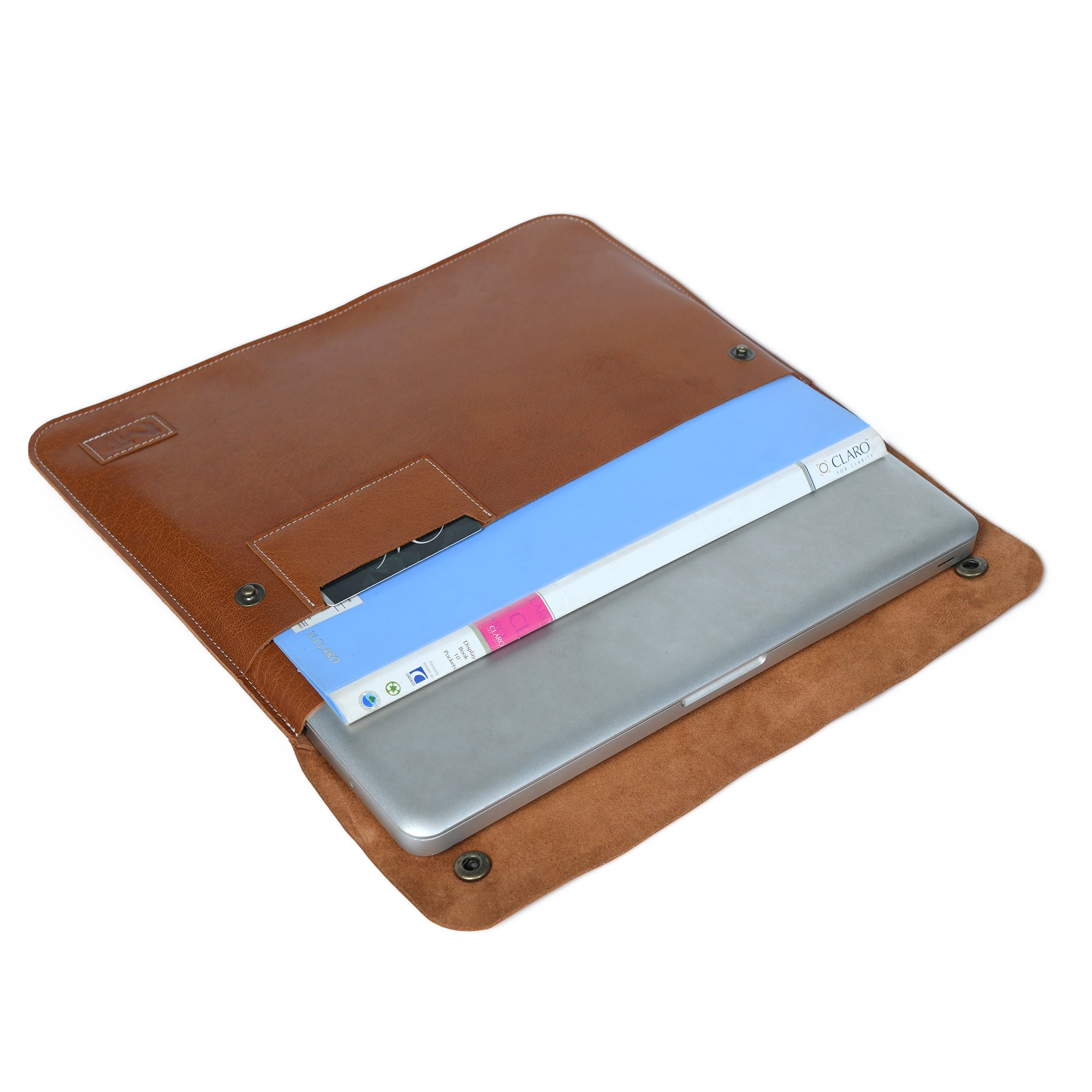 Macbook Leather Laptop Sleeve thumbnail 2