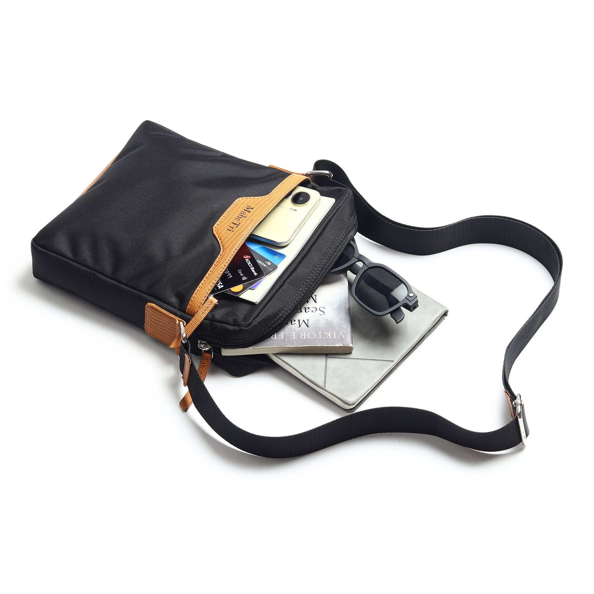 Mark Canvas Side Messenger Bag thumbnail 5