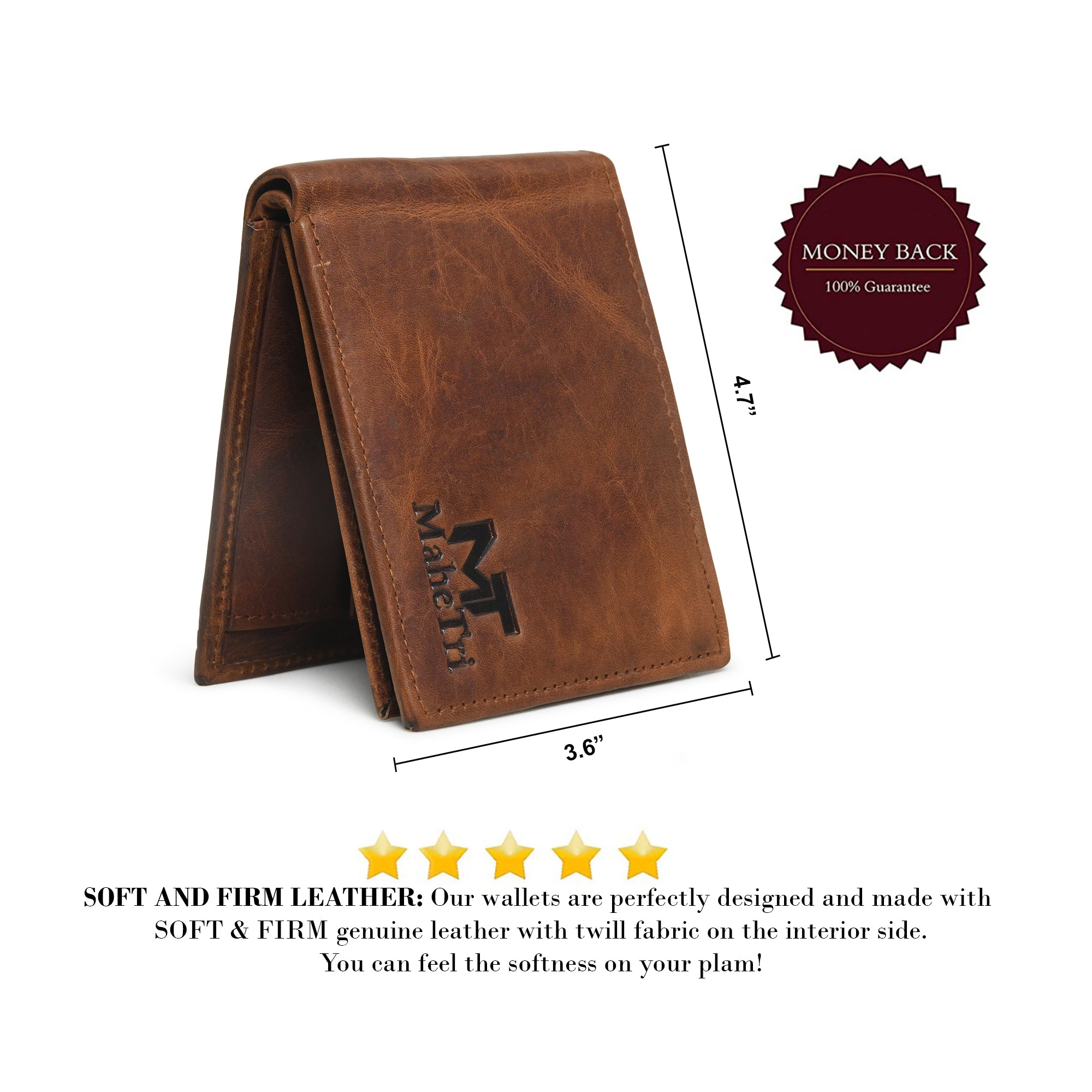 Maxton Bi-Fold Leather Wallet thumbnail 2
