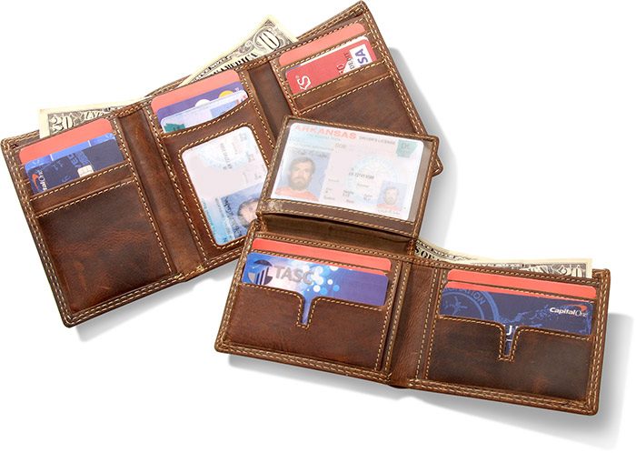 Mens Buffalo Leather wallet thumbnail 2