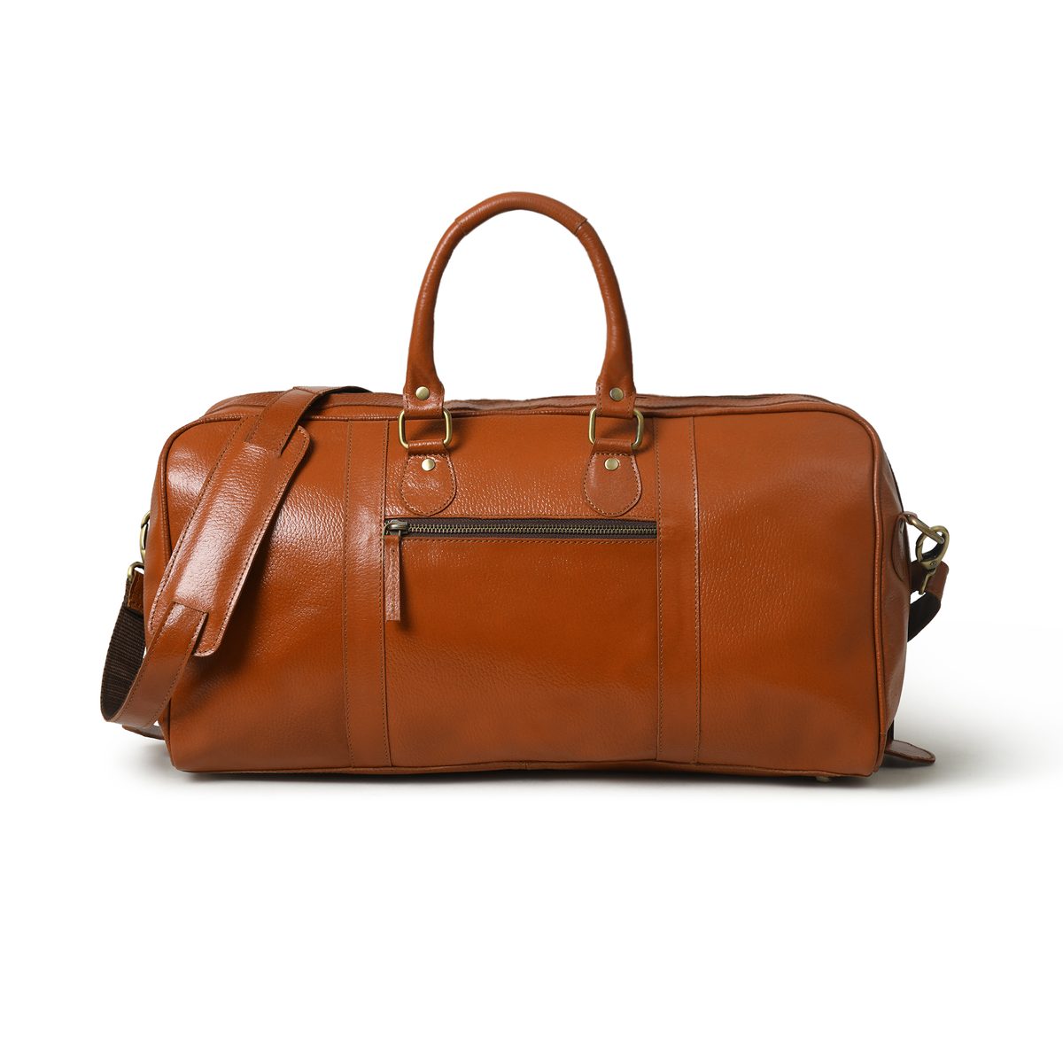 IndiFash Vintage Leather men’s Travel Duffle luggage Bag Brown