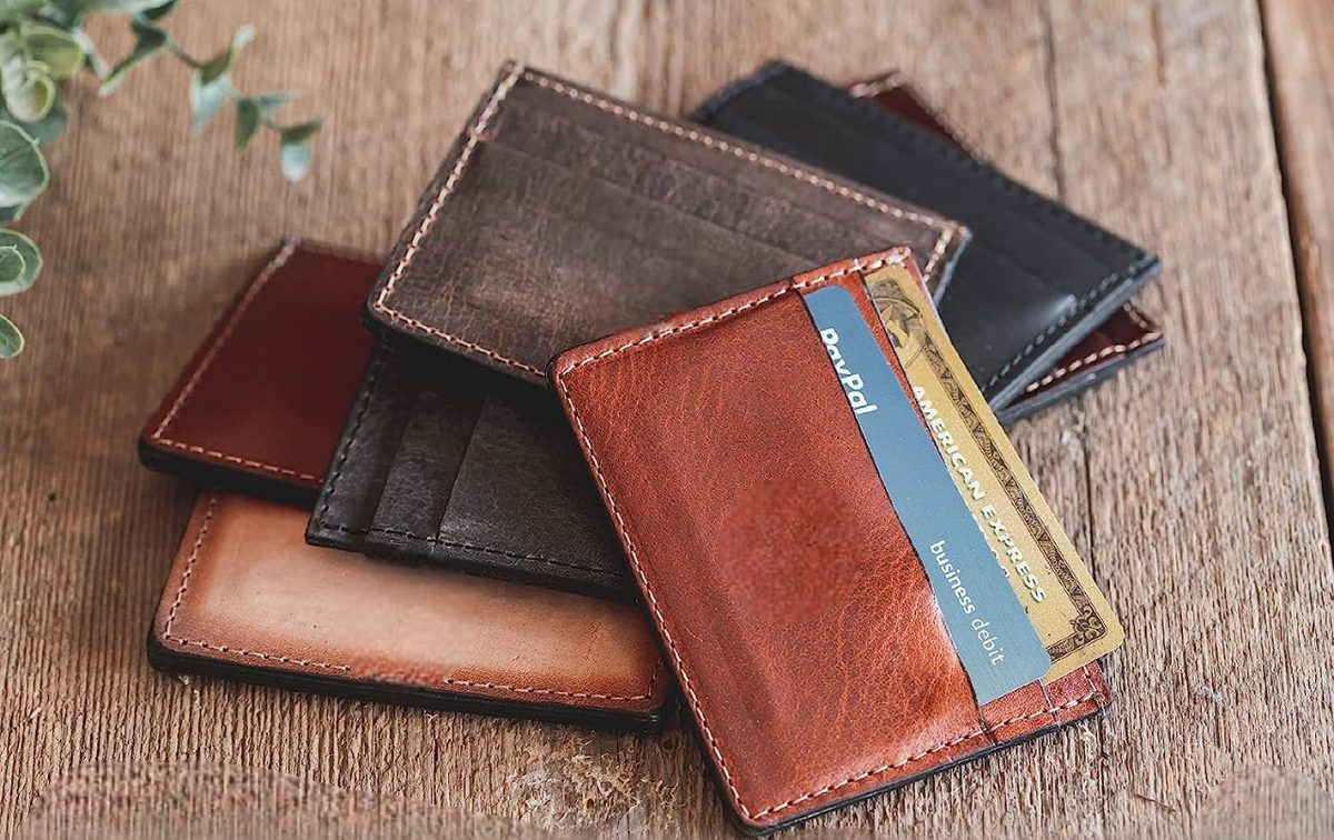 Mens Slim Wallet Leather thumbnail 4