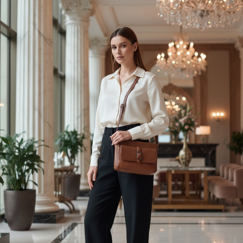 Metro Leather Crossbody Bag thumbnail 16