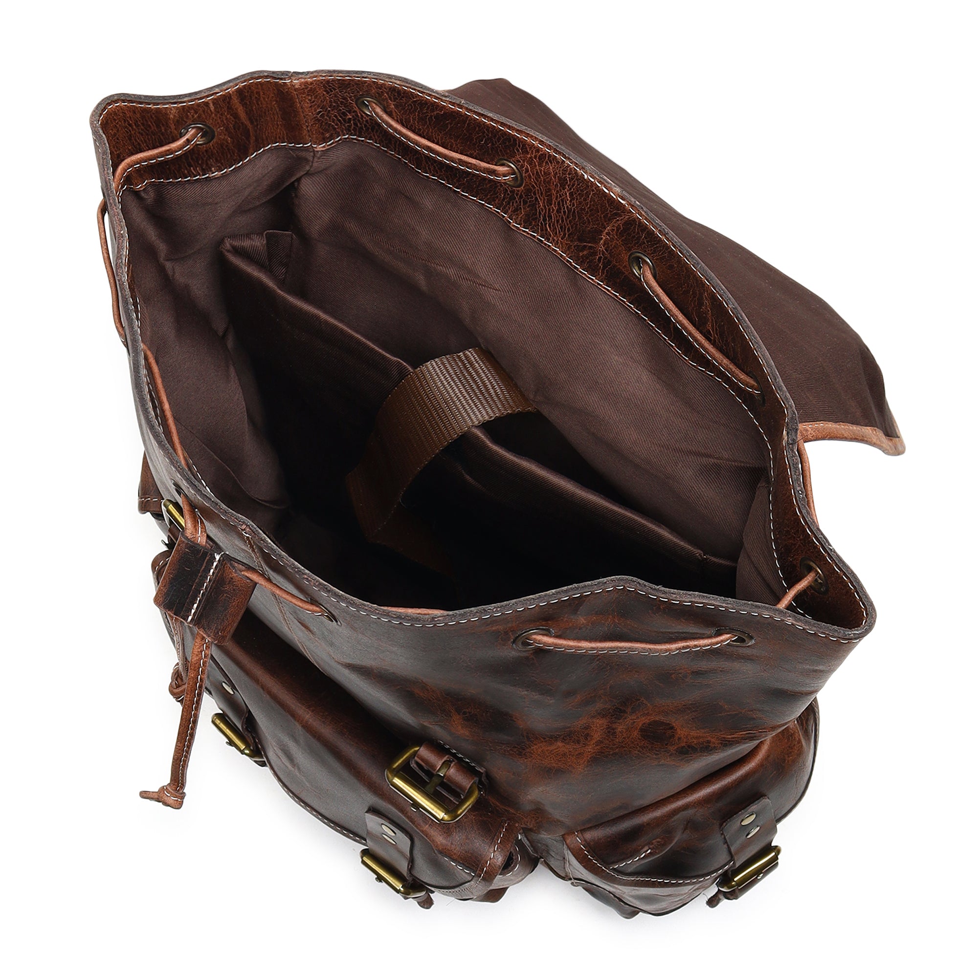 Metro Leather Office Backpack thumbnail 3