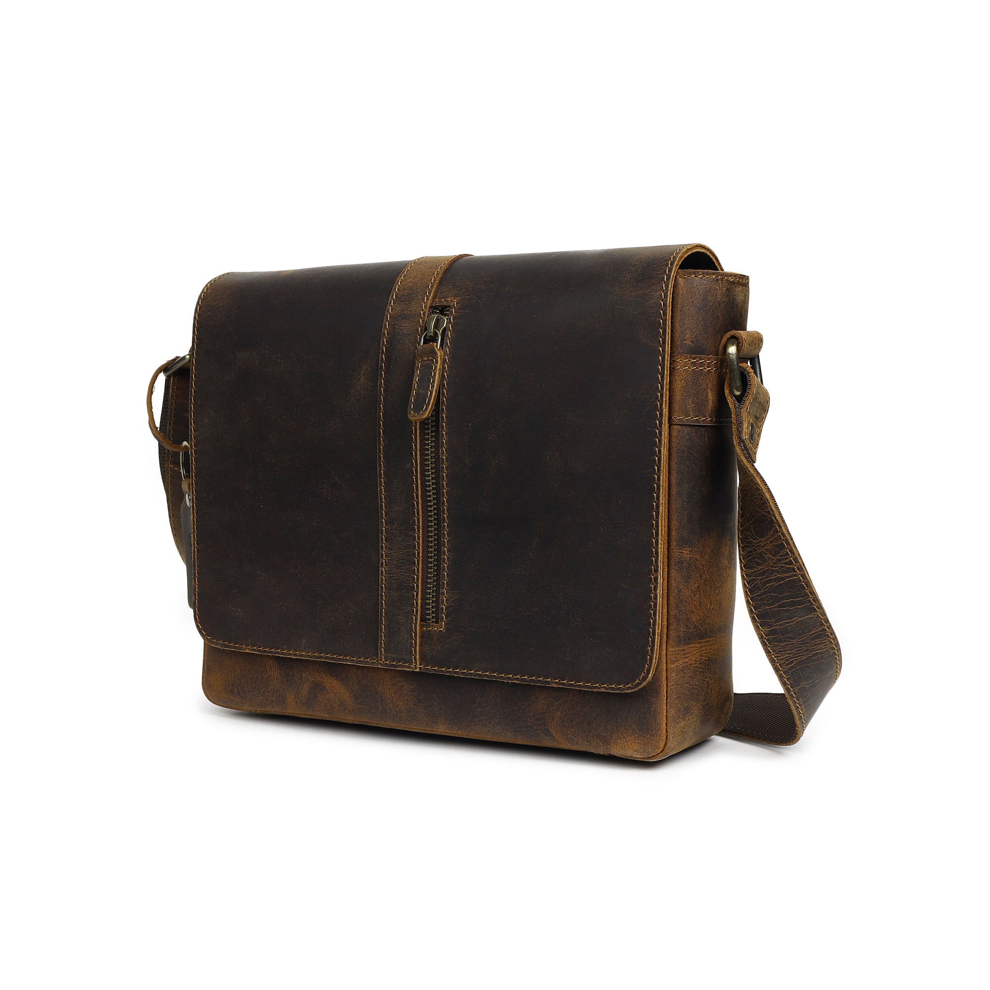 Mewar Leather Satchel Bag thumbnail 2