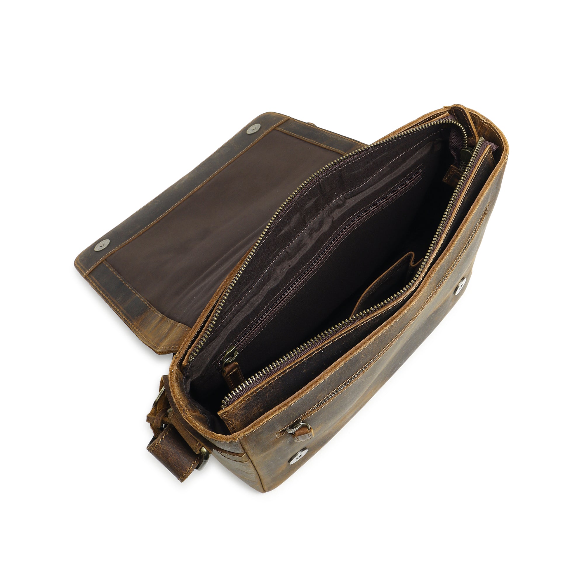 Mewar Leather Satchel Bag thumbnail 3