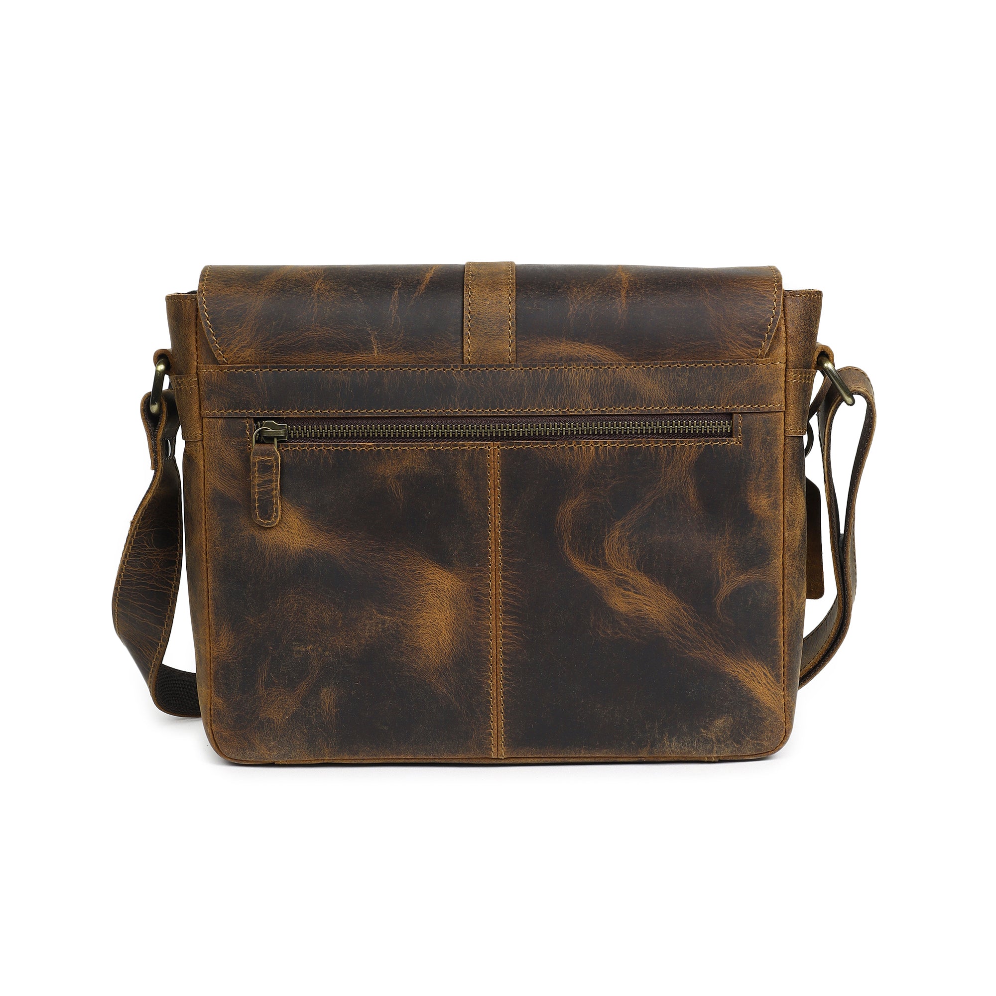 Mewar Leather Satchel Bag thumbnail 5