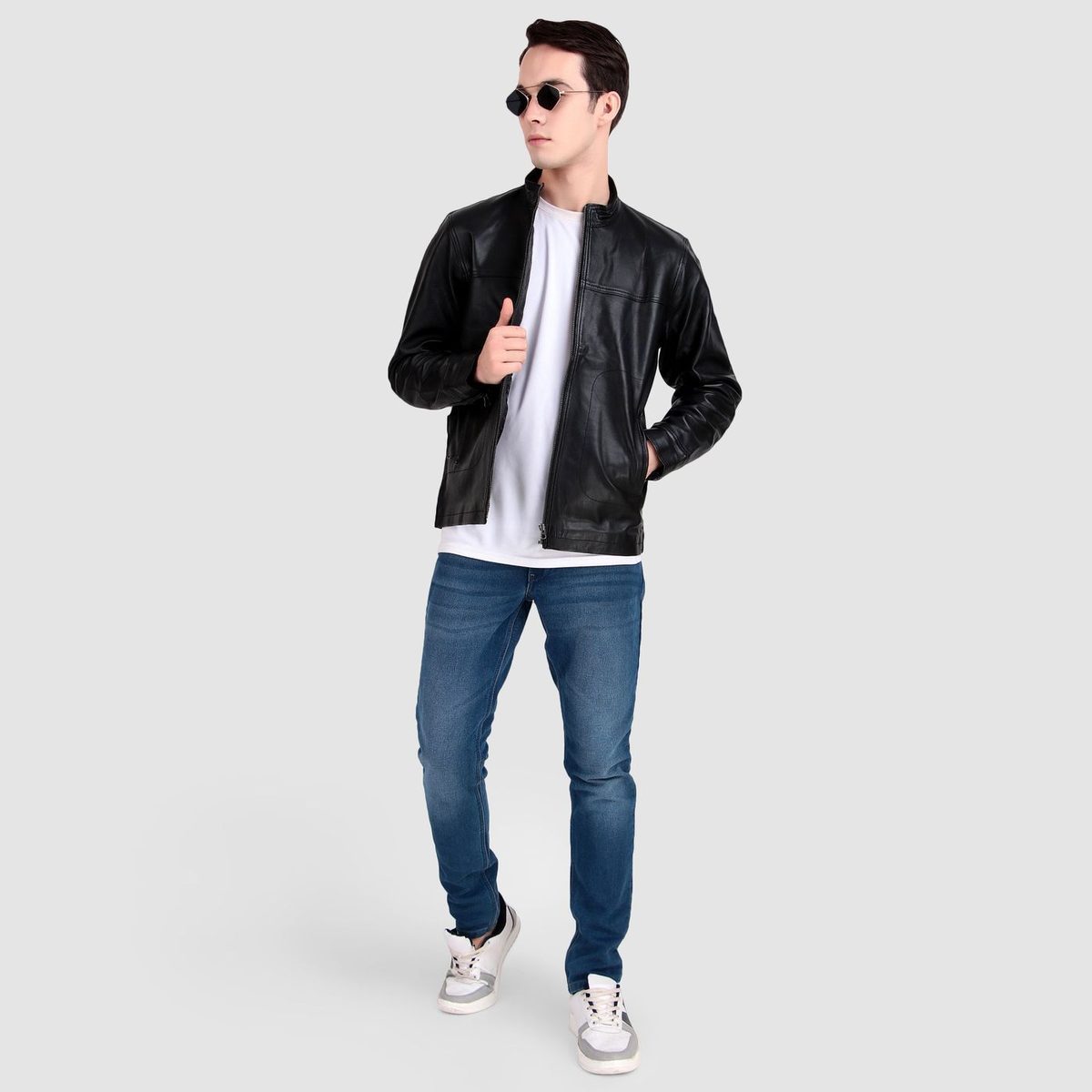 Midnight Rider Black Leather Jacket thumbnail 6