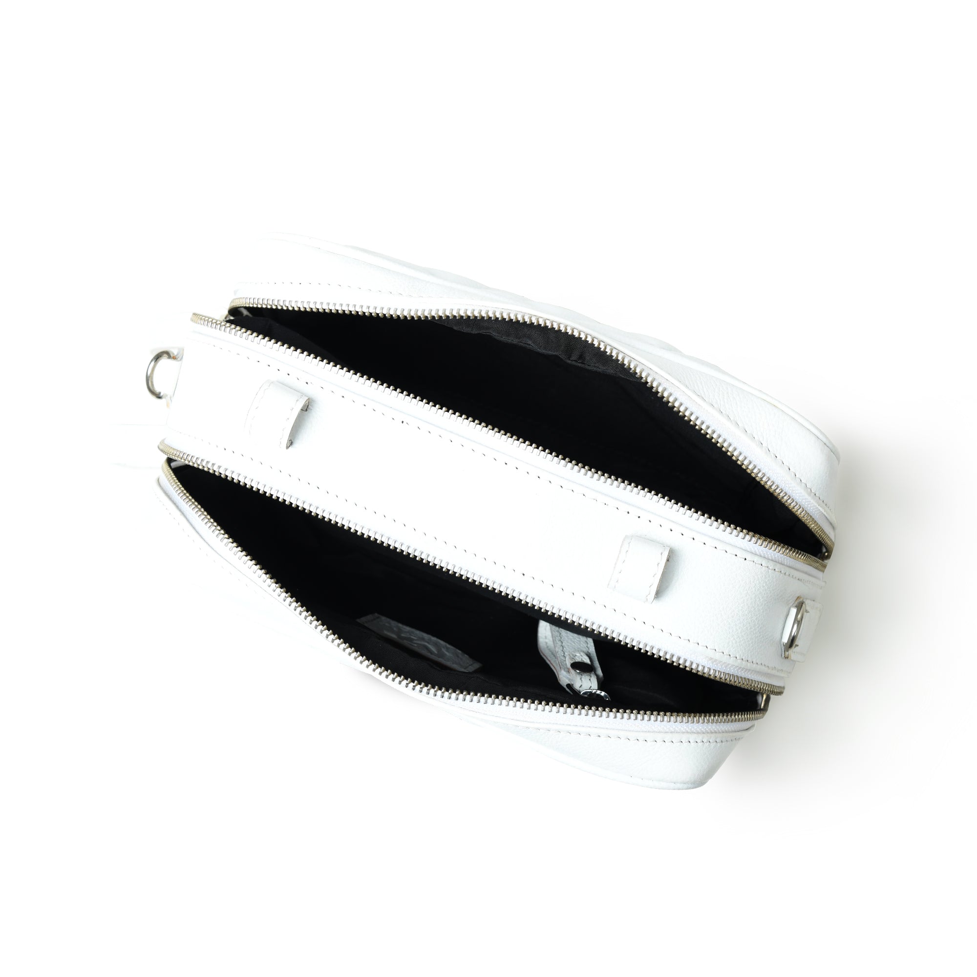 Stylish Mini Quilted Crossbody Bag, White thumbnail 5